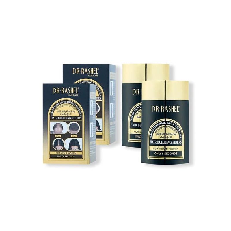 GENERICO - Fibra Capilar Dr Rashel Color Negro 2 Unid