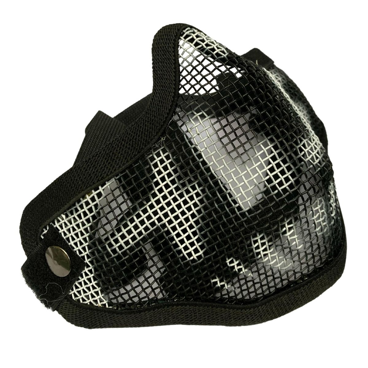 GENERICO - Cubre Boca De Malla Metálica Negro