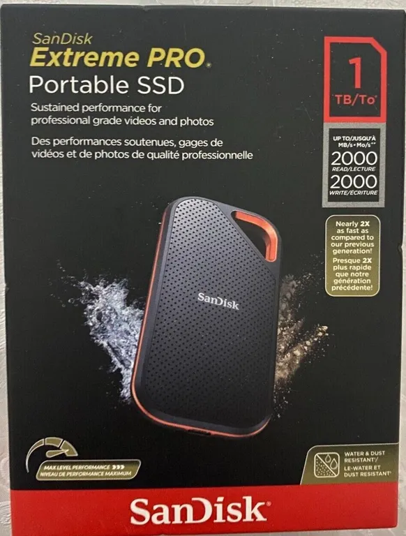 SANDISK Extreme PRO 256 GB Unità flash ad alte prestazioni, con USB Type-C (velocità fino a 1000 MB/s in lettura e fino a 900 MB/s in scrittura, RescuePRO Deluxe