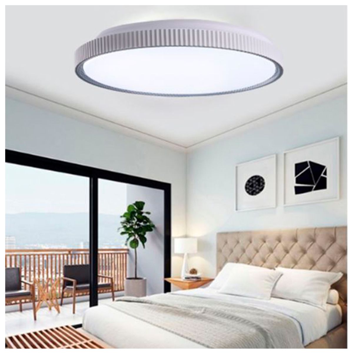 GENERICO - Panel Plafon Brillante Grey 62W