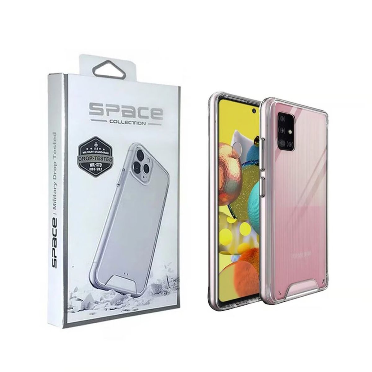 SPACE - Case Space Para Samsung A51-Transparente