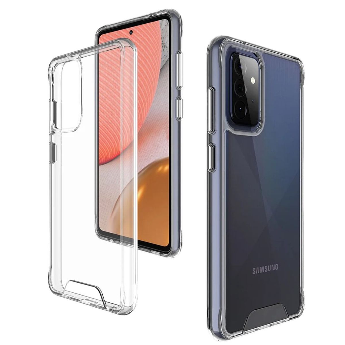 SPACE - Case Space Para Samsung A72-Transparente