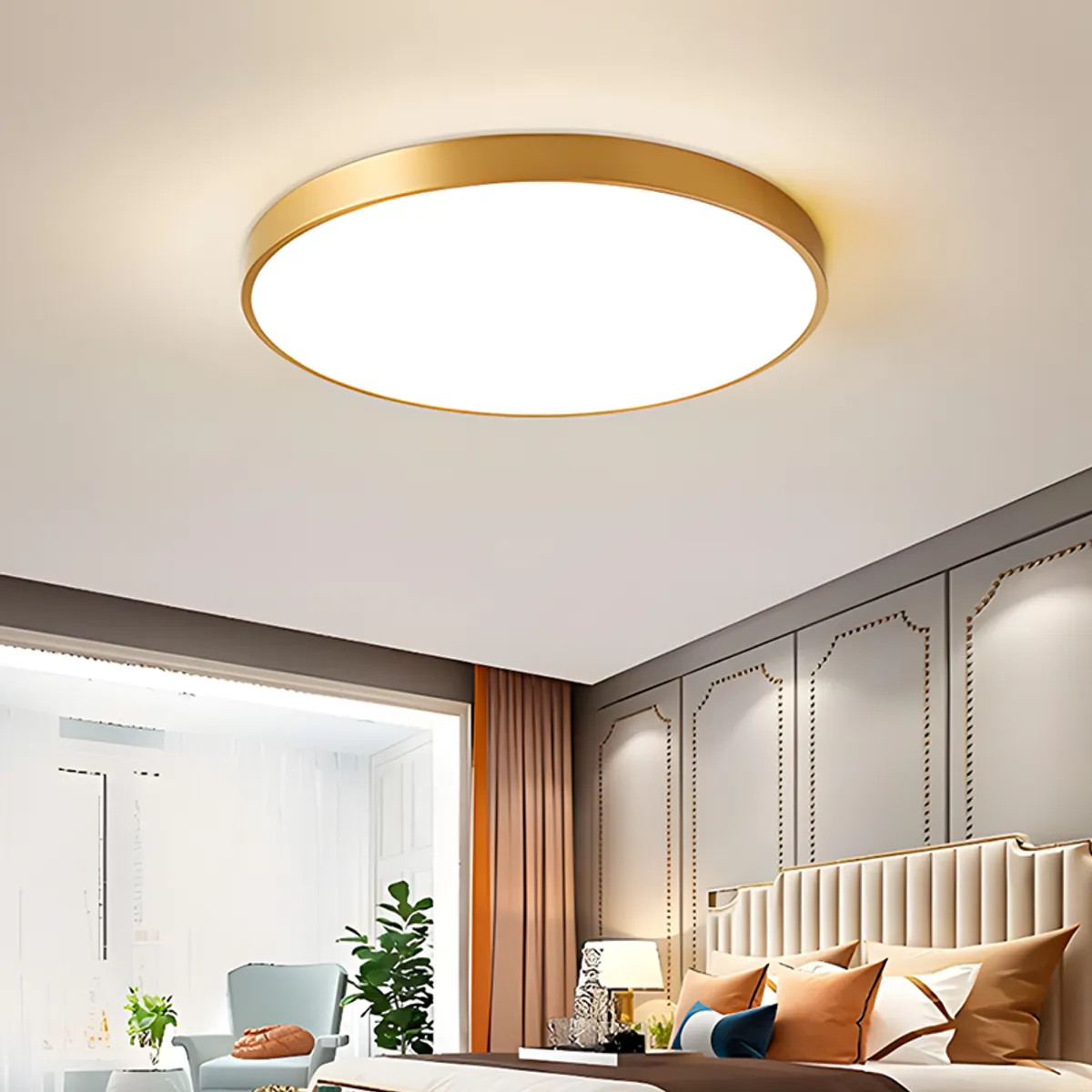 GENERICO - Panel Plafon Brillante Golden 60W