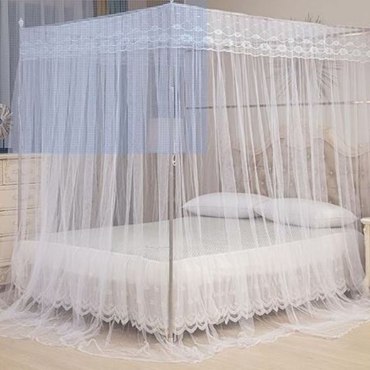 START FG - Mosquitero Imperial 2 plazas y media en blanco