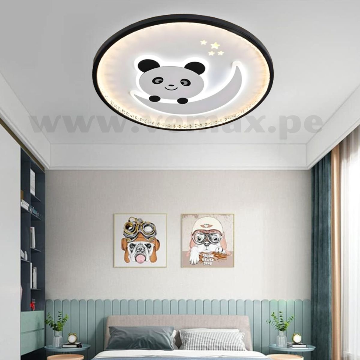 GENERICO - Panel Plafon Brillante Led Oso Panda 100W