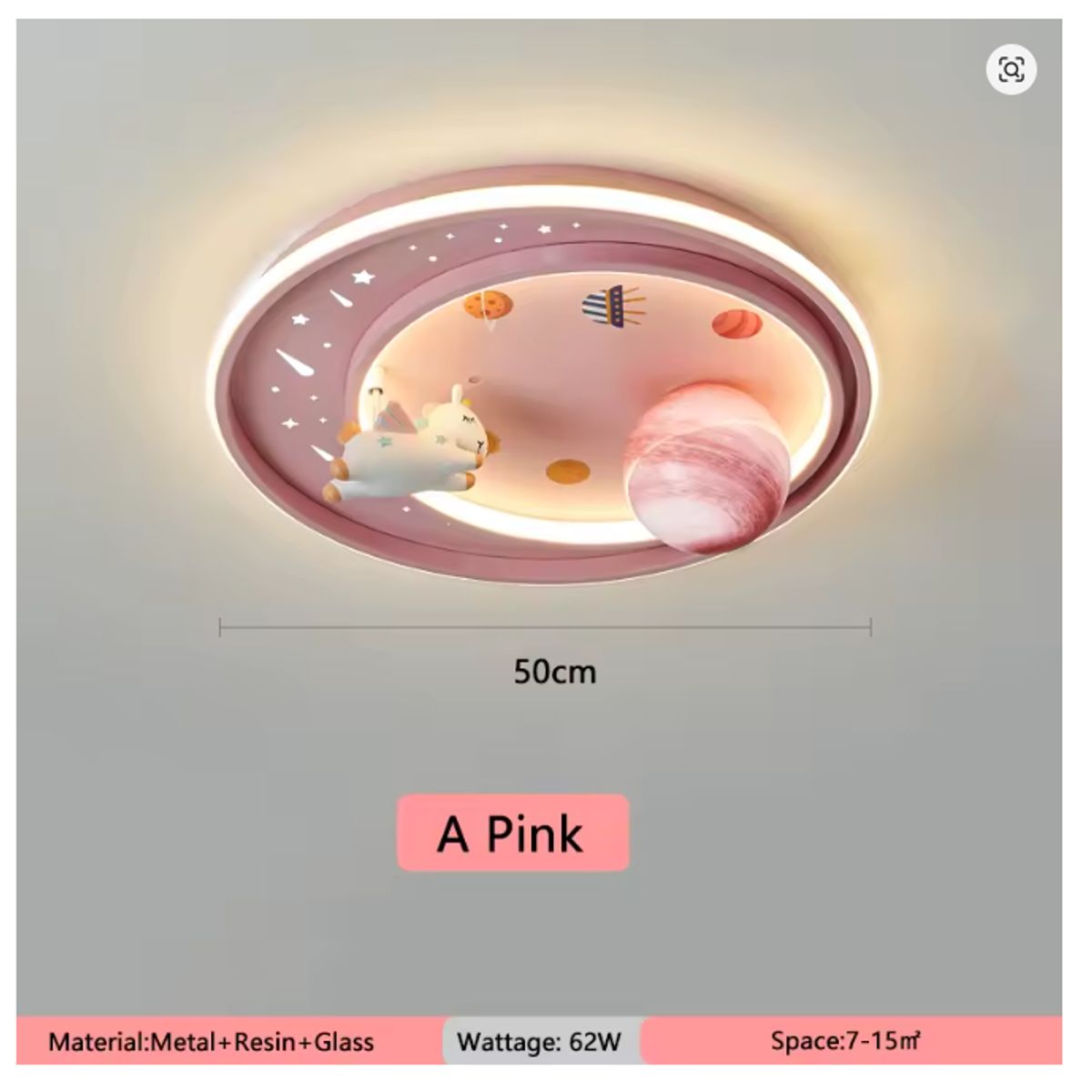 GENERICO - Panel Plafon Brillante Led  Unicornio 62W