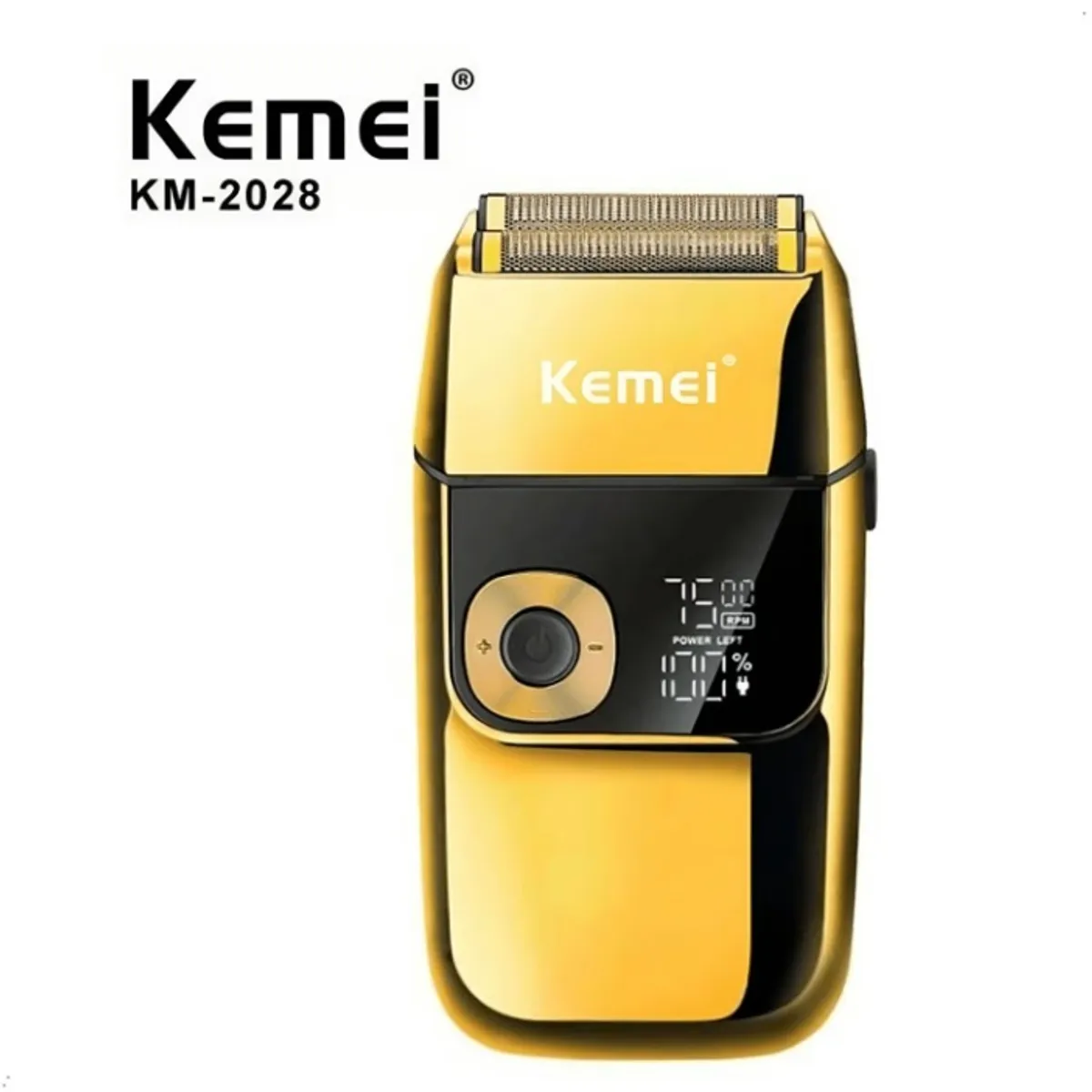 KEMEI - Maquina Afeitadora Shaver Kemei KM-2028 Dorado