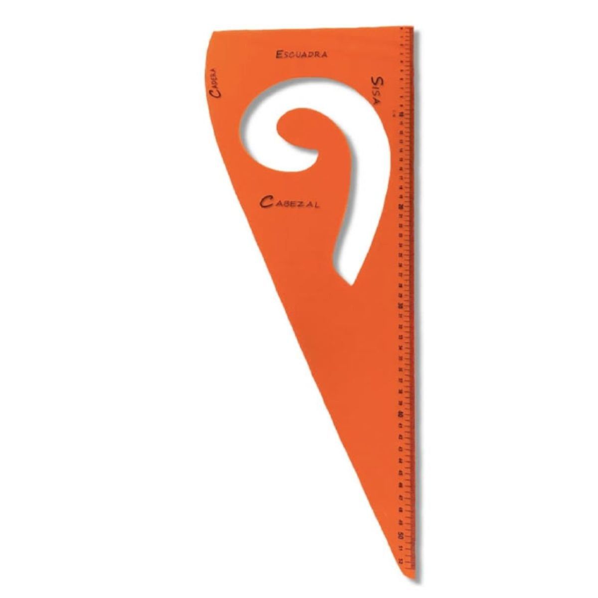 GENERICO - Regla Escuadra Forma 6 De 60 Cm Para Sastre