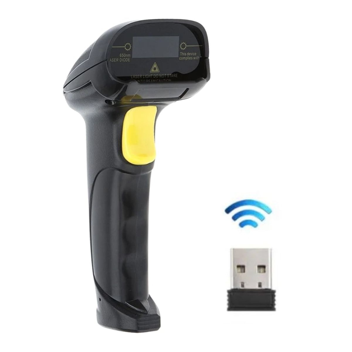 SEISA - Pistola Lector Codigo de Barras Inalambrico Recargable YHD-8300LW