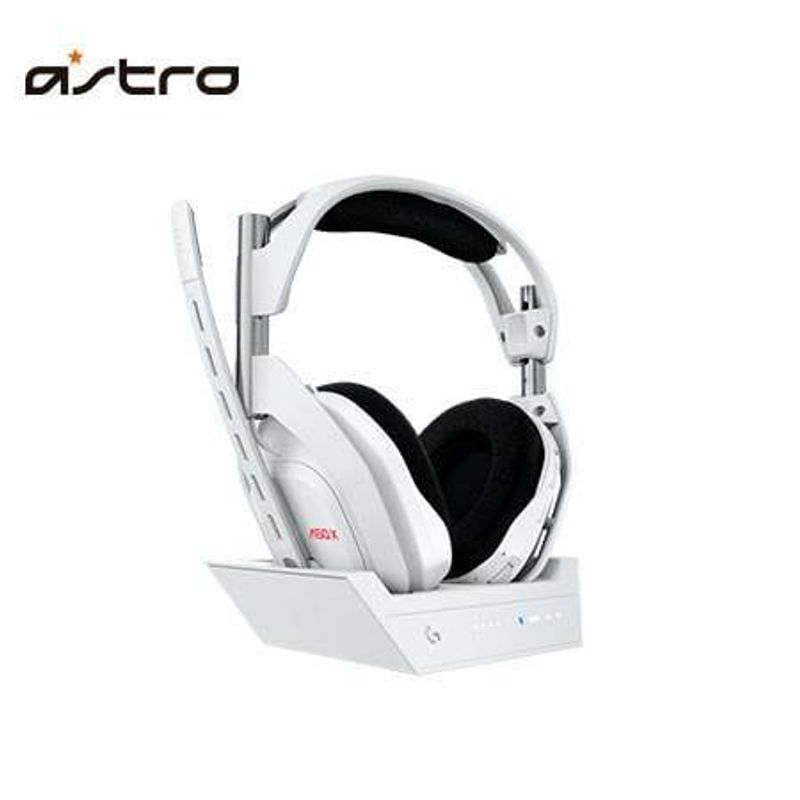ASTRO - AURICULARES OVER EAR ASTRO A50 X INALÁMBRICOS LIGHTSPEED + BASE CON MICRÓFONO BLANCO