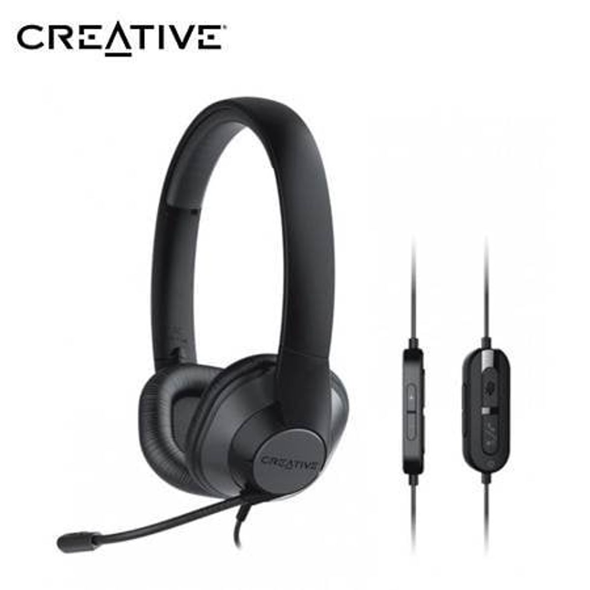 CREATIVE - AURICULARES CREATIVE HS-720 V2 USB-A 30MM MICROMONITOREO NOISE-CANCELLING MUTE BLACK