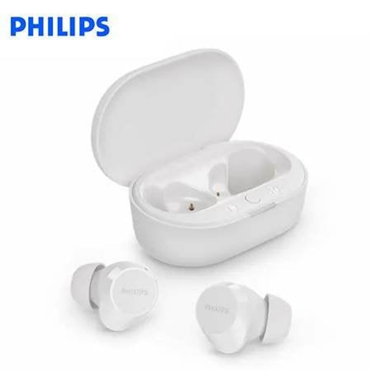 PHILIPS - AURICULARES PHILIPS TRUE WIRELESS TAT1209WT BLUETOOTH 18H IPX4 USB-C TÁCTIL WHITE