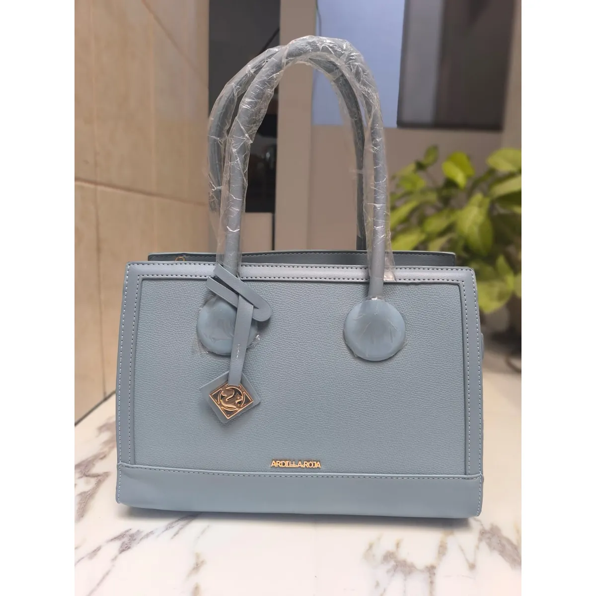 ARDILLA - Cartera mediana A5 cuero PU, 2 piezas Ardilla Roja