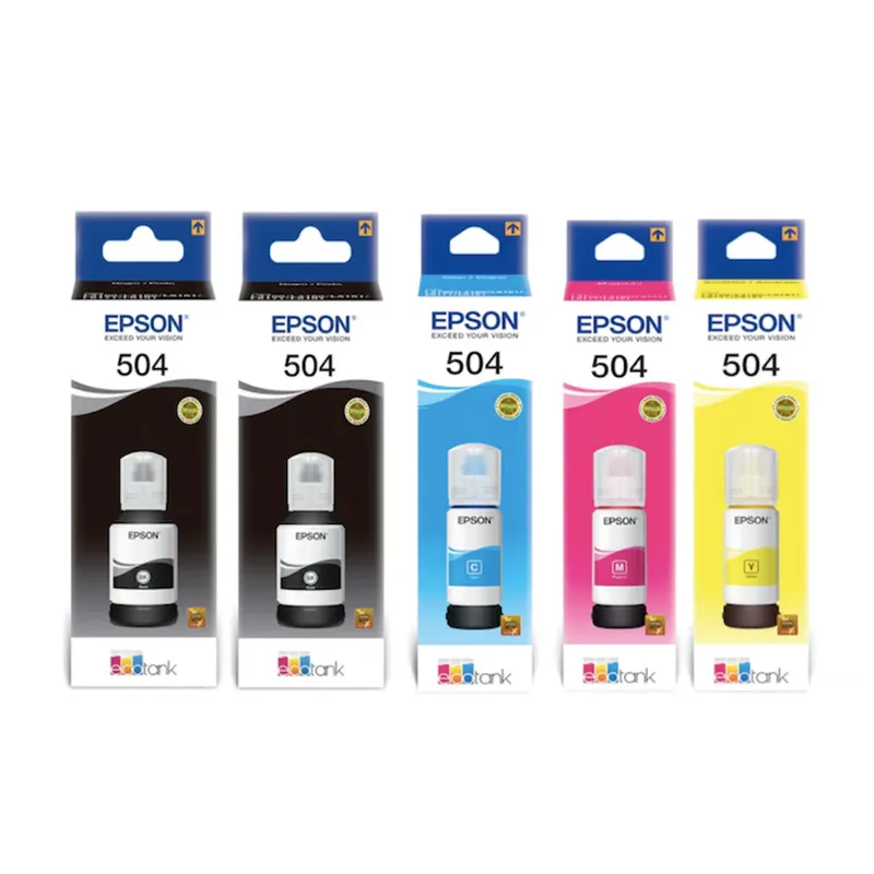 EPSON - KIT DE 5 TINTAS EPSON 504  (ORIGINALES)