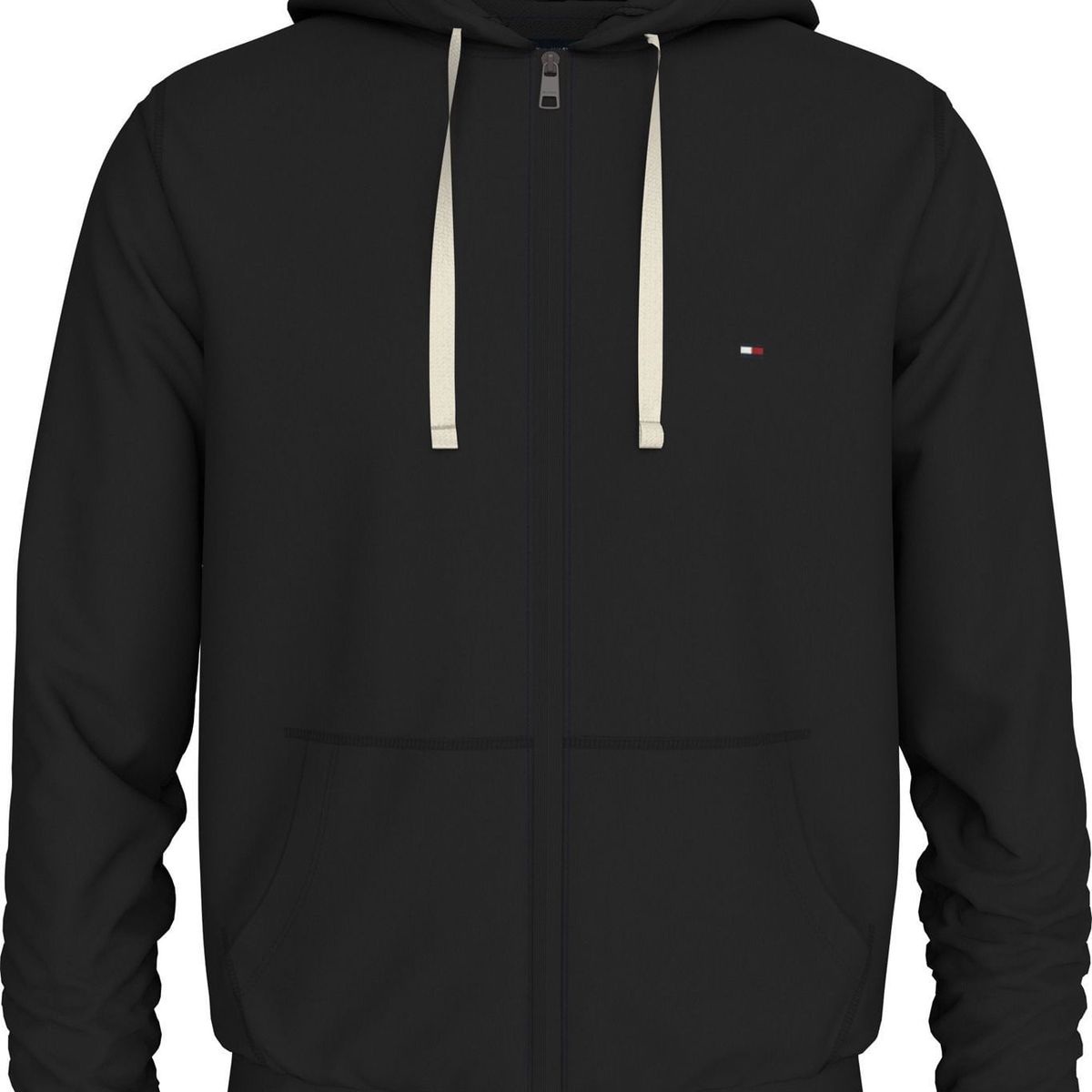 TOMMY HILFIGER - SWEATSHIRT ESSENTIAL TERRY ZIP THROUGH