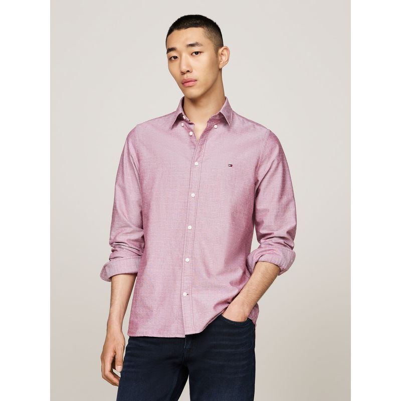 TOMMY HILFIGER - CAMISA OXFORD DOBBY SF SHIRT TH