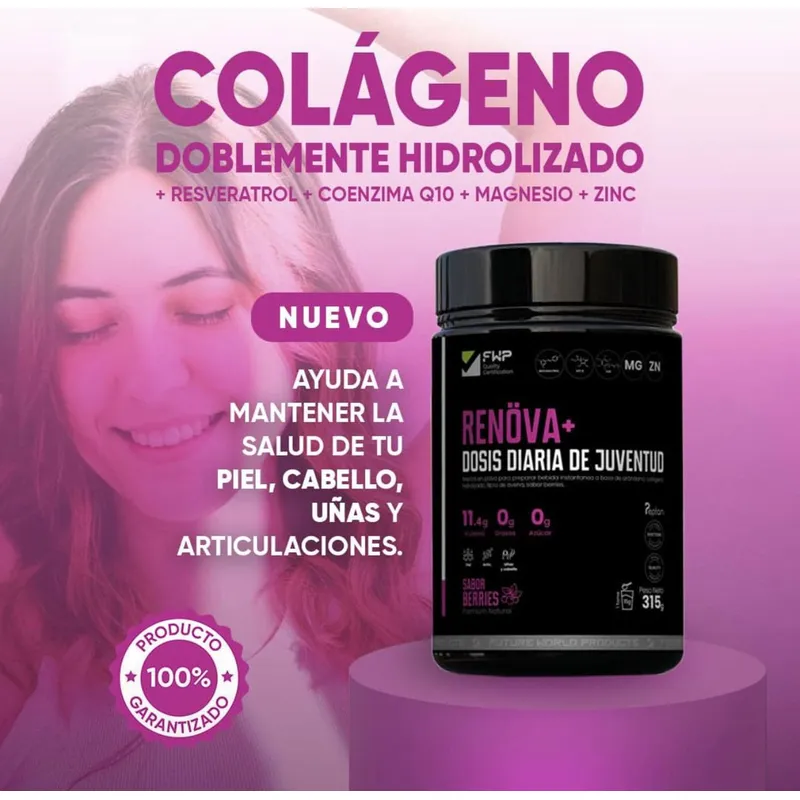 GENERICO - COLAGENO RENOVA ORIGINAL +  CON BIOPÉPTIDOS ACTIVOS 315gr