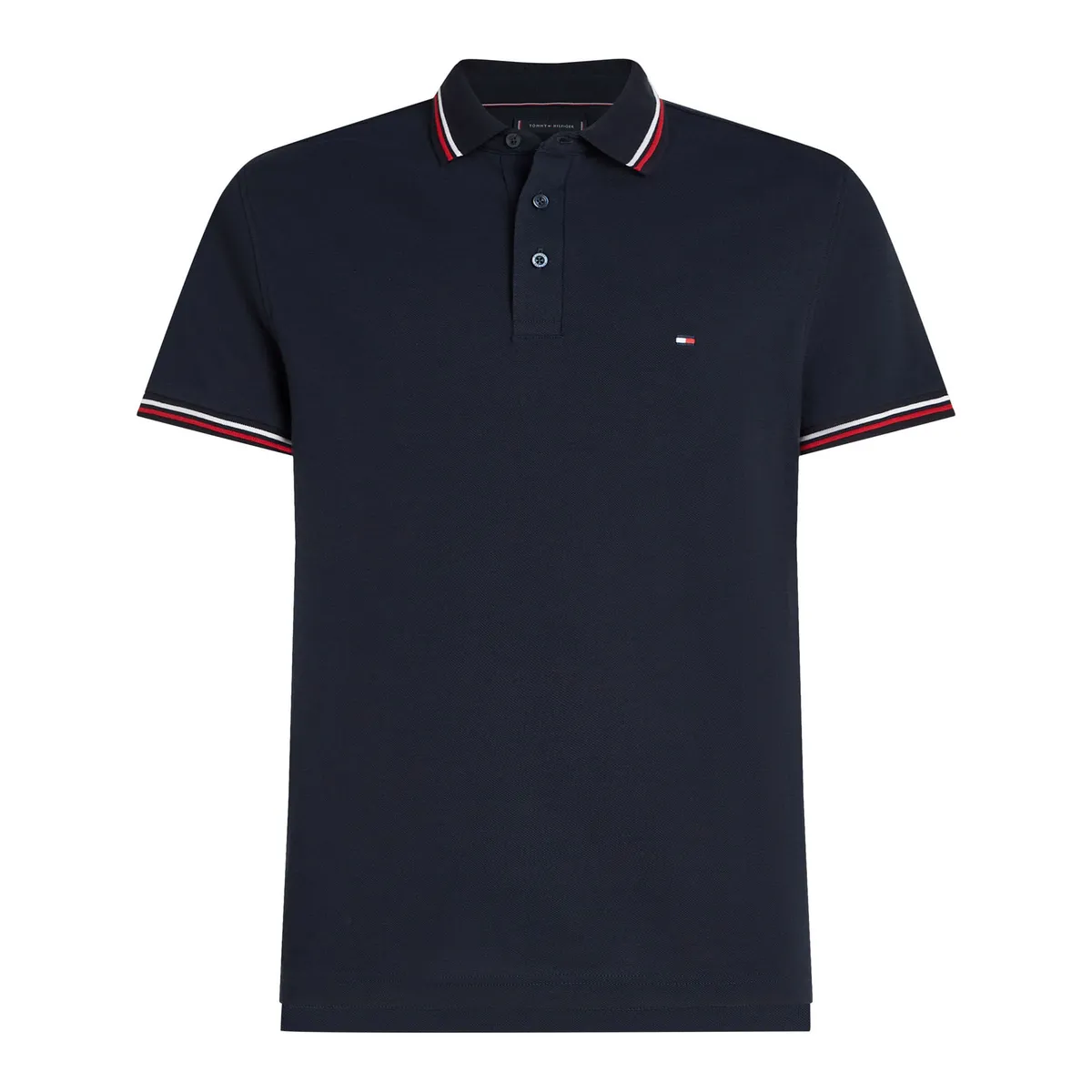 TOMMY HILFIGER - POLO M/C TIPPED SLIM FIT POLO