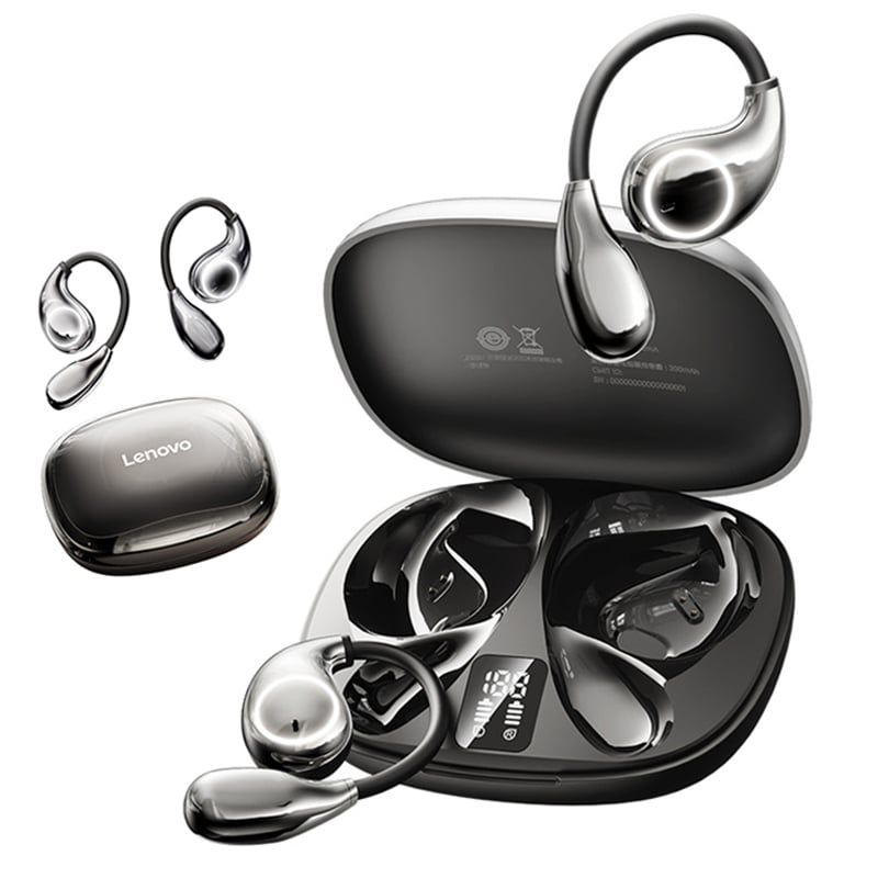 LENOVO - Audífonos Lenovo EA320 ENC Auriculares Bluetooth 5.4 Earphone-Negro
