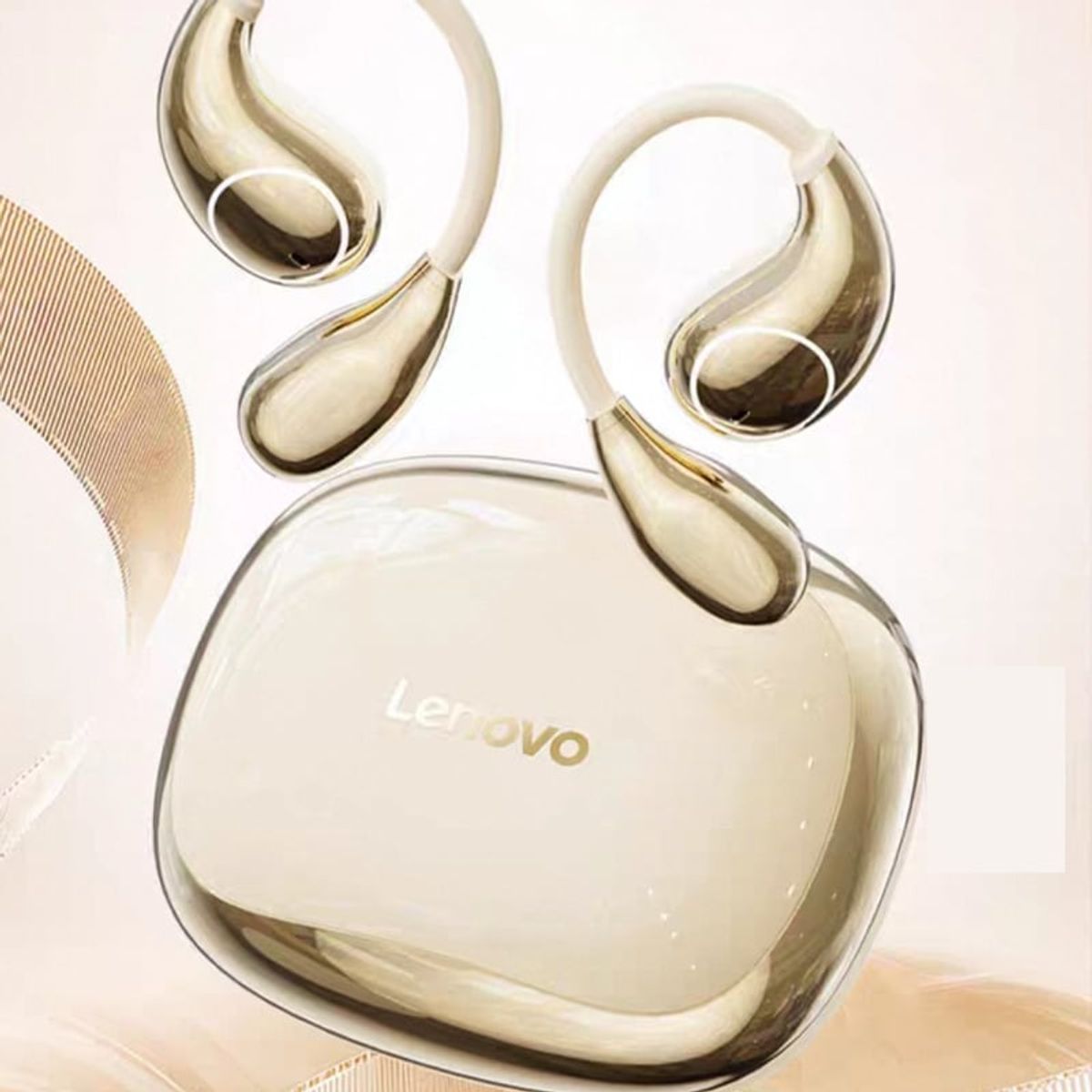 LENOVO - Audífonos Lenovo EA320 ENC Auriculares Bluetooth 5.4 Earphone-Blanco