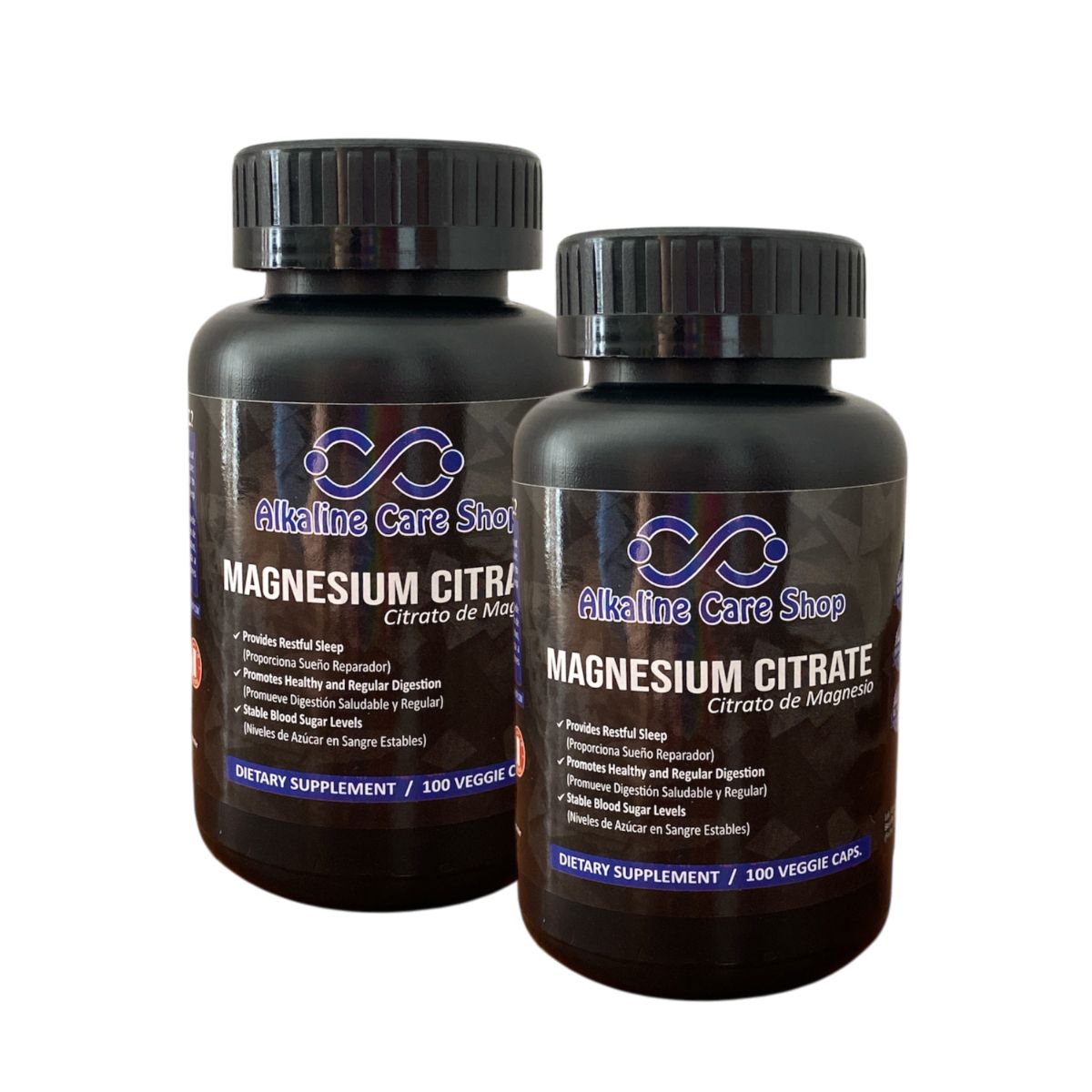 ALKALINE CARE - Citrato de Magnesio 200 cápsulas