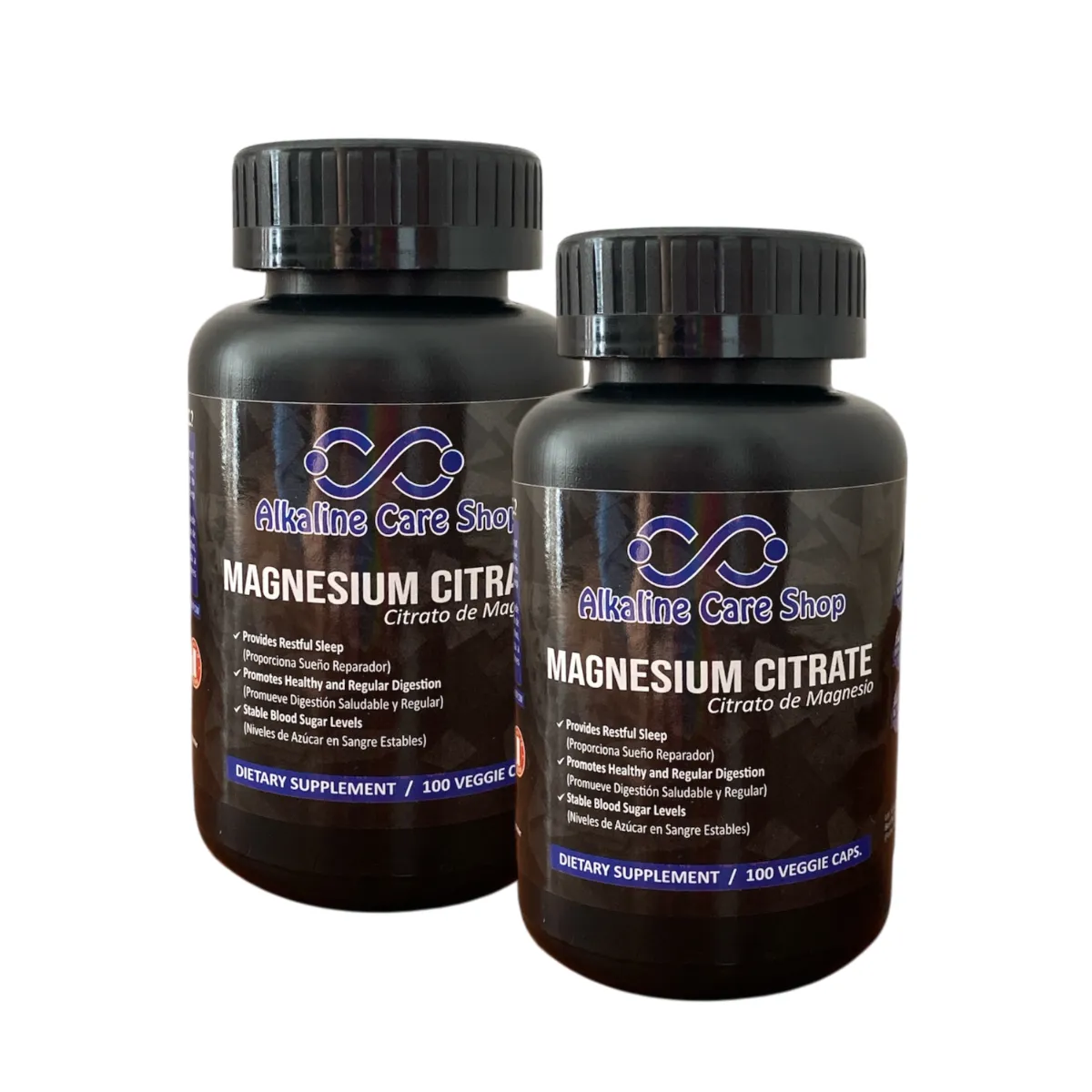 ALKALINE CARE - Citrato de Magnesio 200 cápsulas