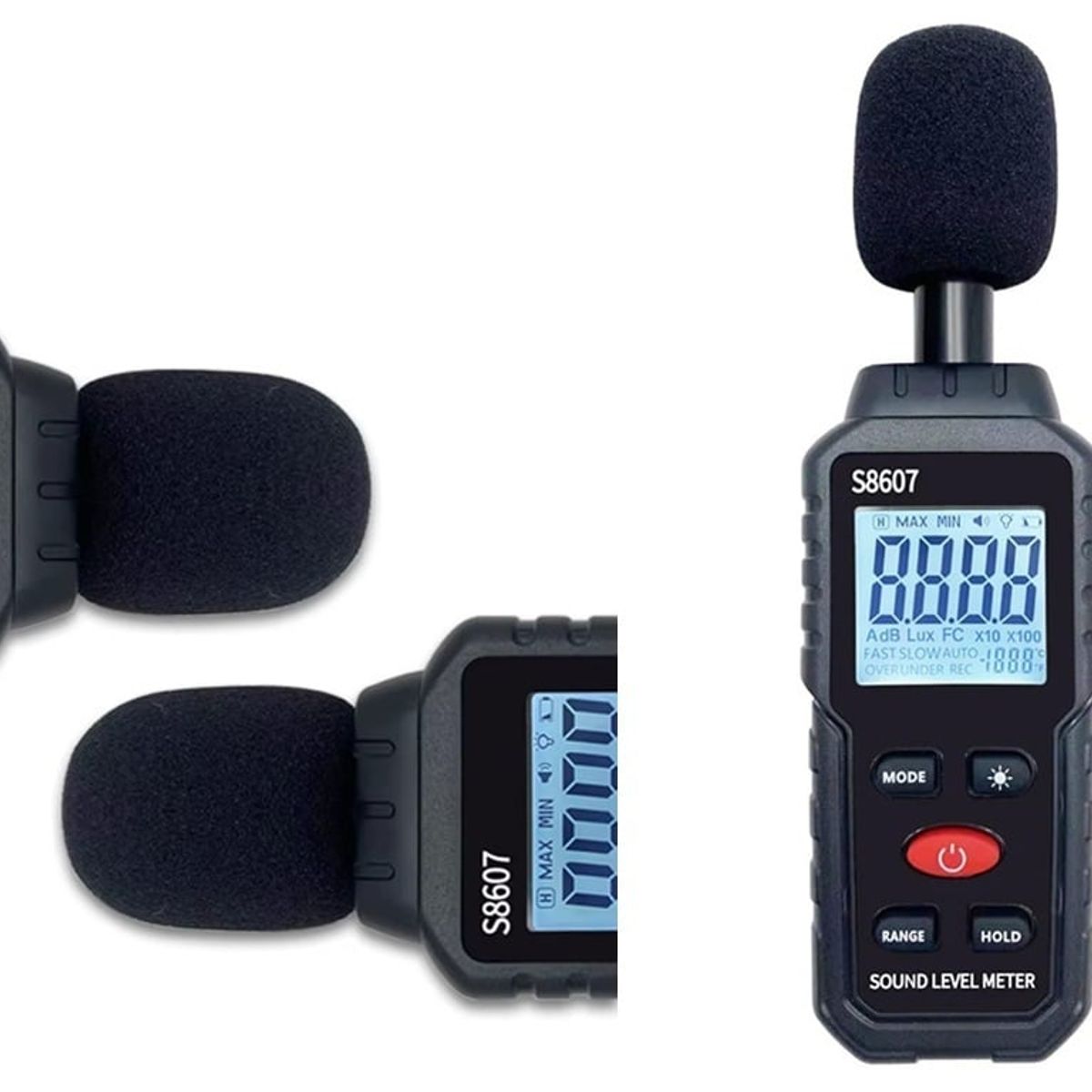 GENERICO - Medidor de Sonido Digital Sonómetro Prueba de Ruido Decibelímetro