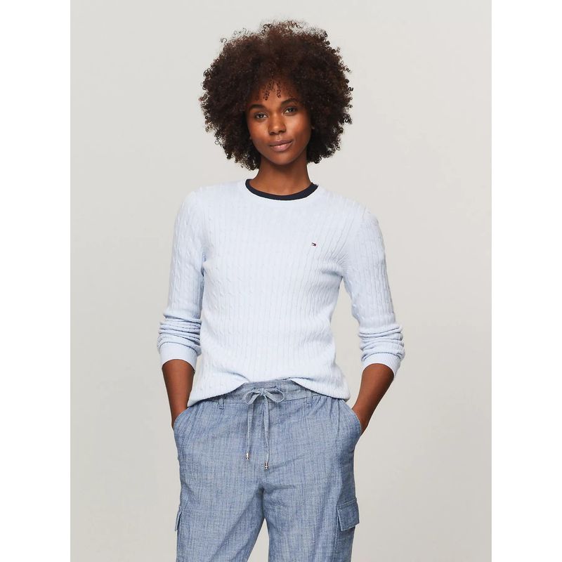 TOMMY HILFIGER - SWEATER W JENNY CABLE LS