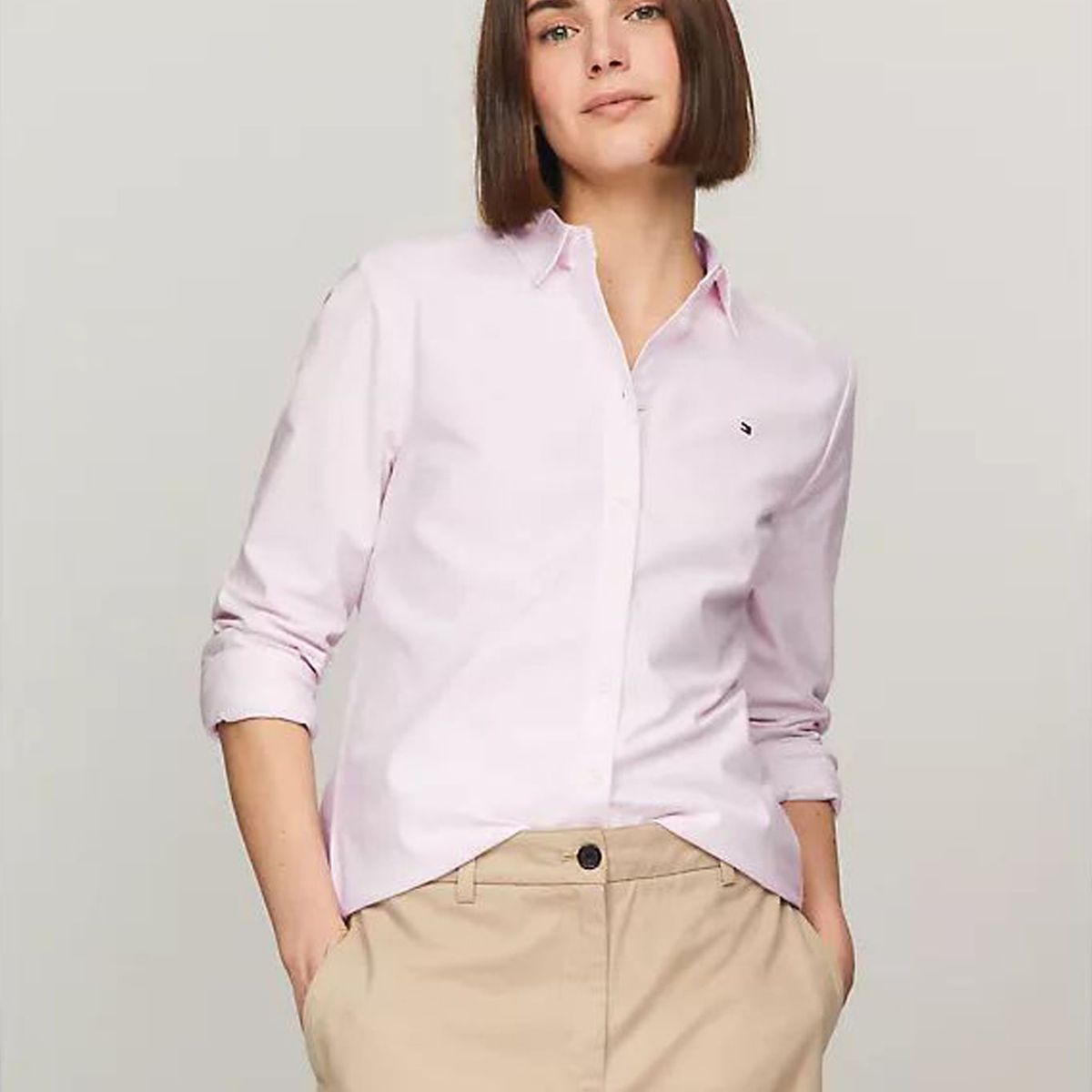 TOMMY HILFIGER - BLUSA W HERITAGE REGULAR FIT SHIRT