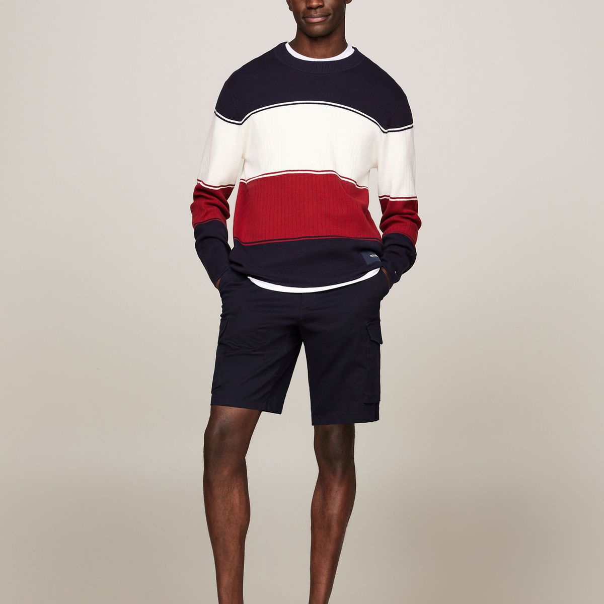 TOMMY HILFIGER - SWEATER MILANO COLOURBLOCK CREW NECK