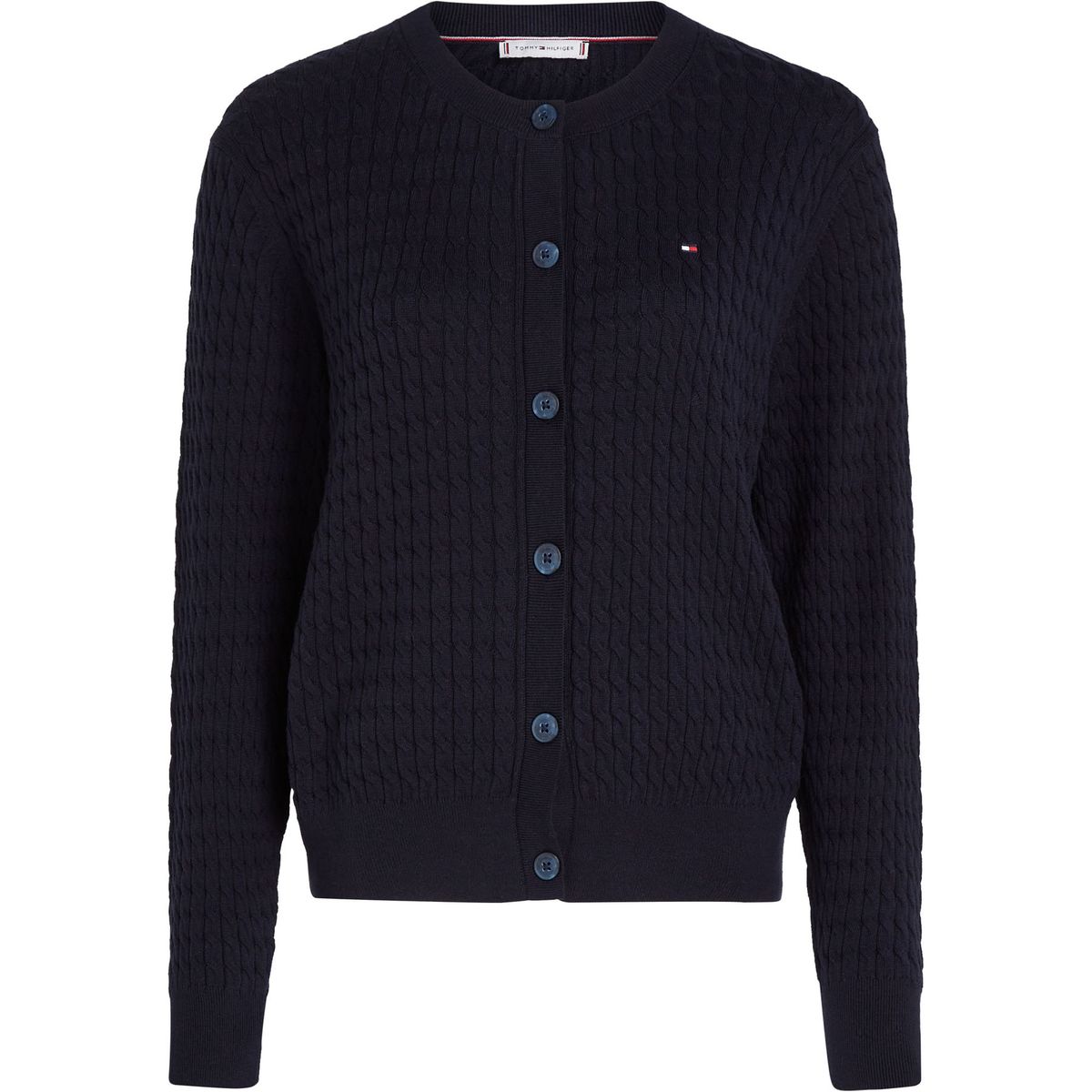 TOMMY HILFIGER - SWEATER CO CABLE C-NK CARDIGAN