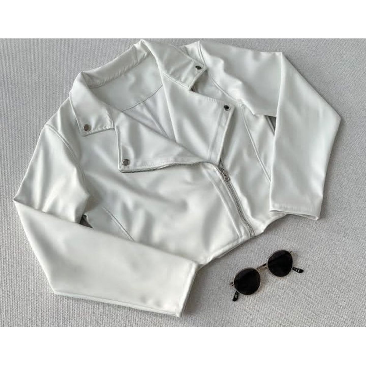 GENERICO - CASACA LEATHER JACKET PARA DAMA