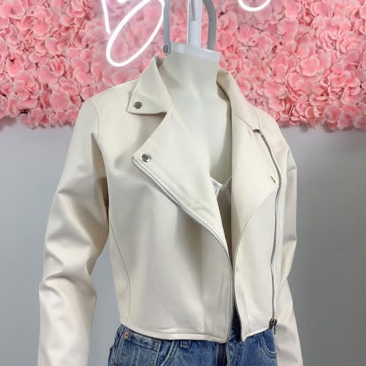 GENERICO - CASACA LEATHER JACKET PARA DAMA