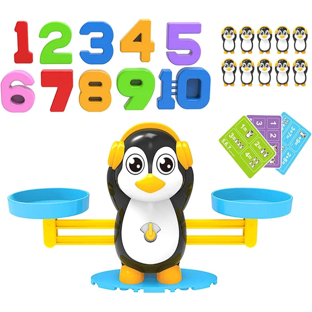ELMEJORPRECIO - Juego Didáctico para Niños Modelo Balanza Pingüino