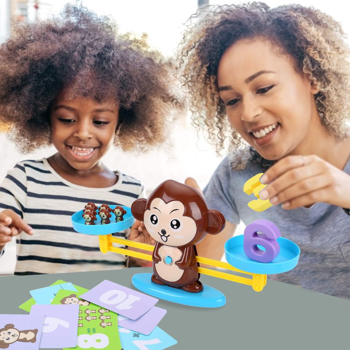 ELMEJORPRECIO - Juego Didáctico para Niños Modelo Balanza Mono