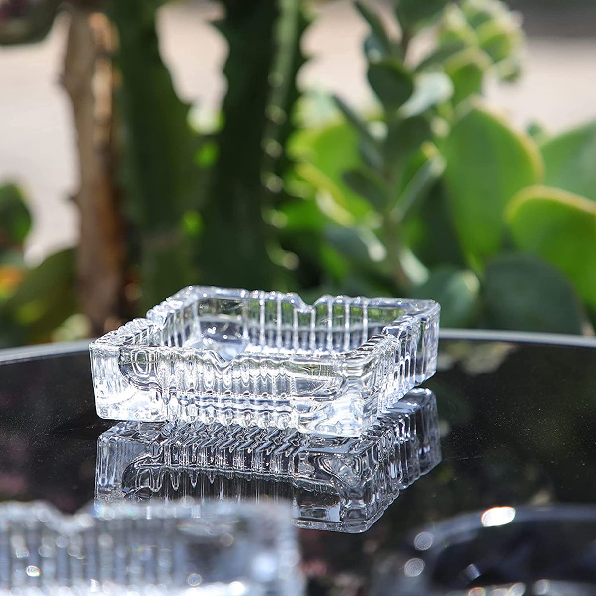 INSPIRA - Ceniceros Cuadrado de Cristal