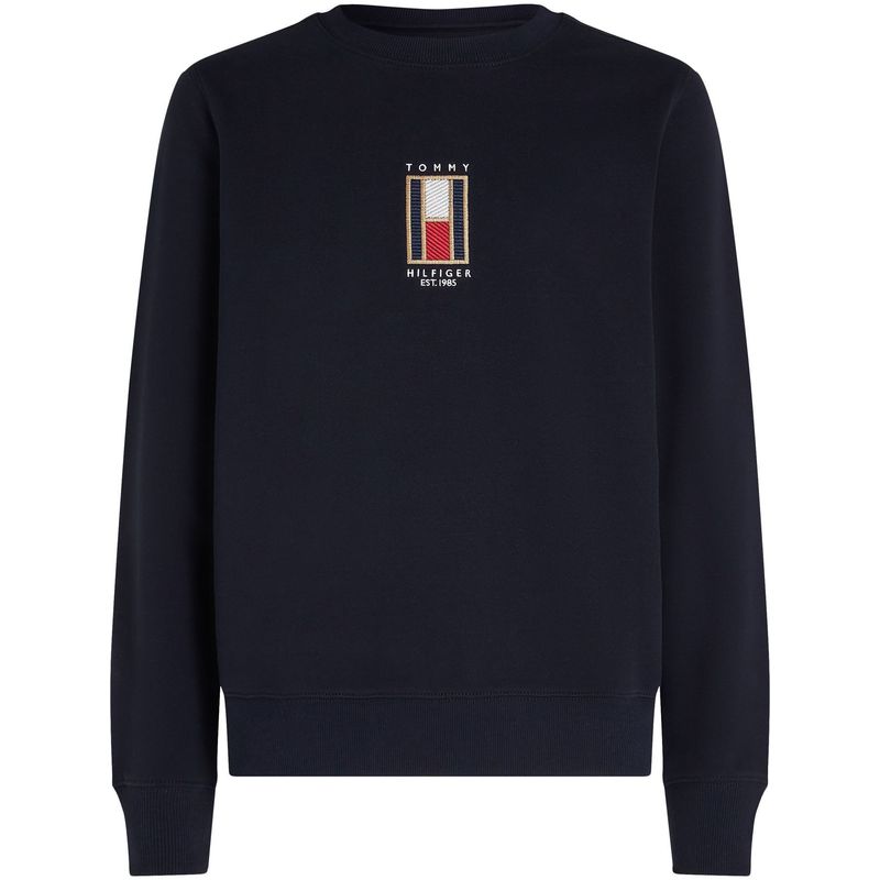 TOMMY HILFIGER - SWEATSHIRT VERTICAL FLAG SWEATSHIRT