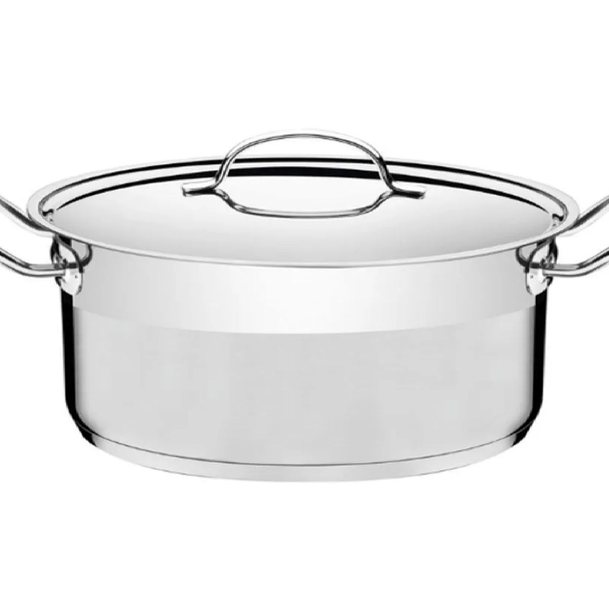 TRAMONTINA - Olla de Acero Inoxidable 28 Cm Honda Profesional