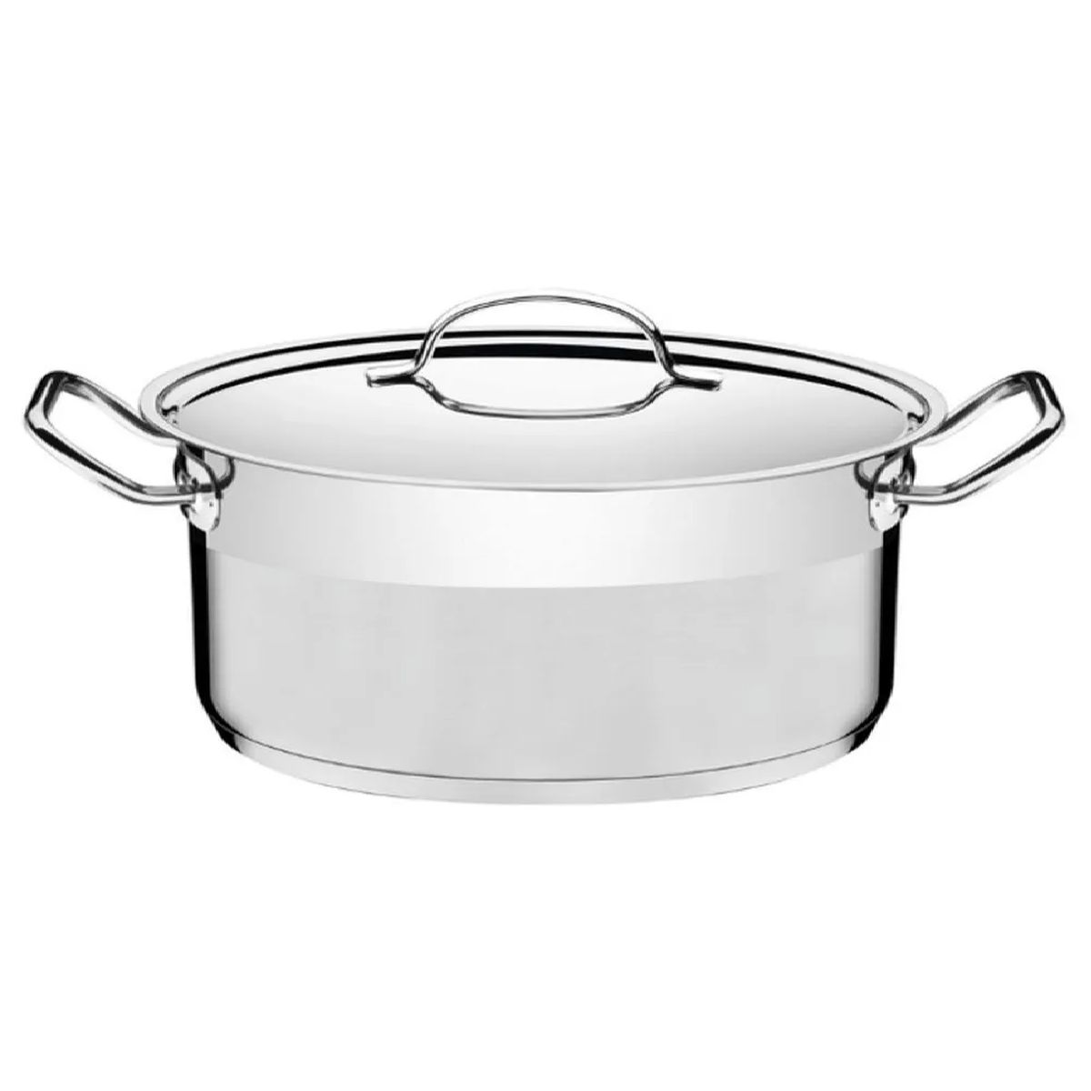 TRAMONTINA - Olla de Acero Inoxidable 28 Cm Honda Profesional