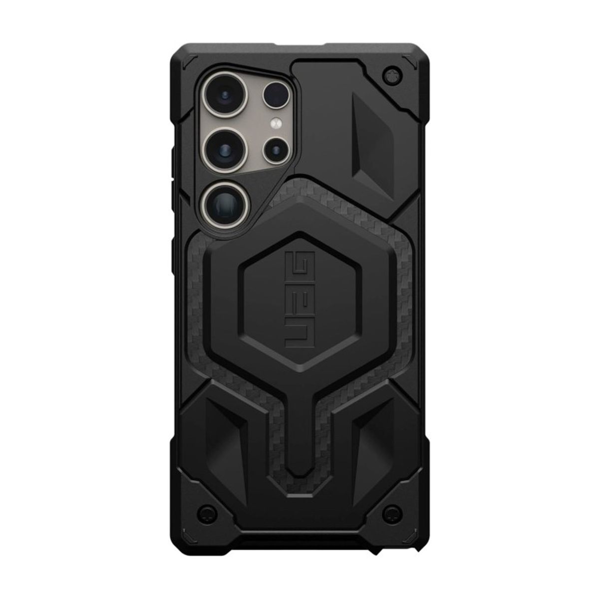 URBAN ARMOR GEAR - Case Fibra De Carbono UAG Monarch Pro Para Galaxy S24 Ultra MagSafe