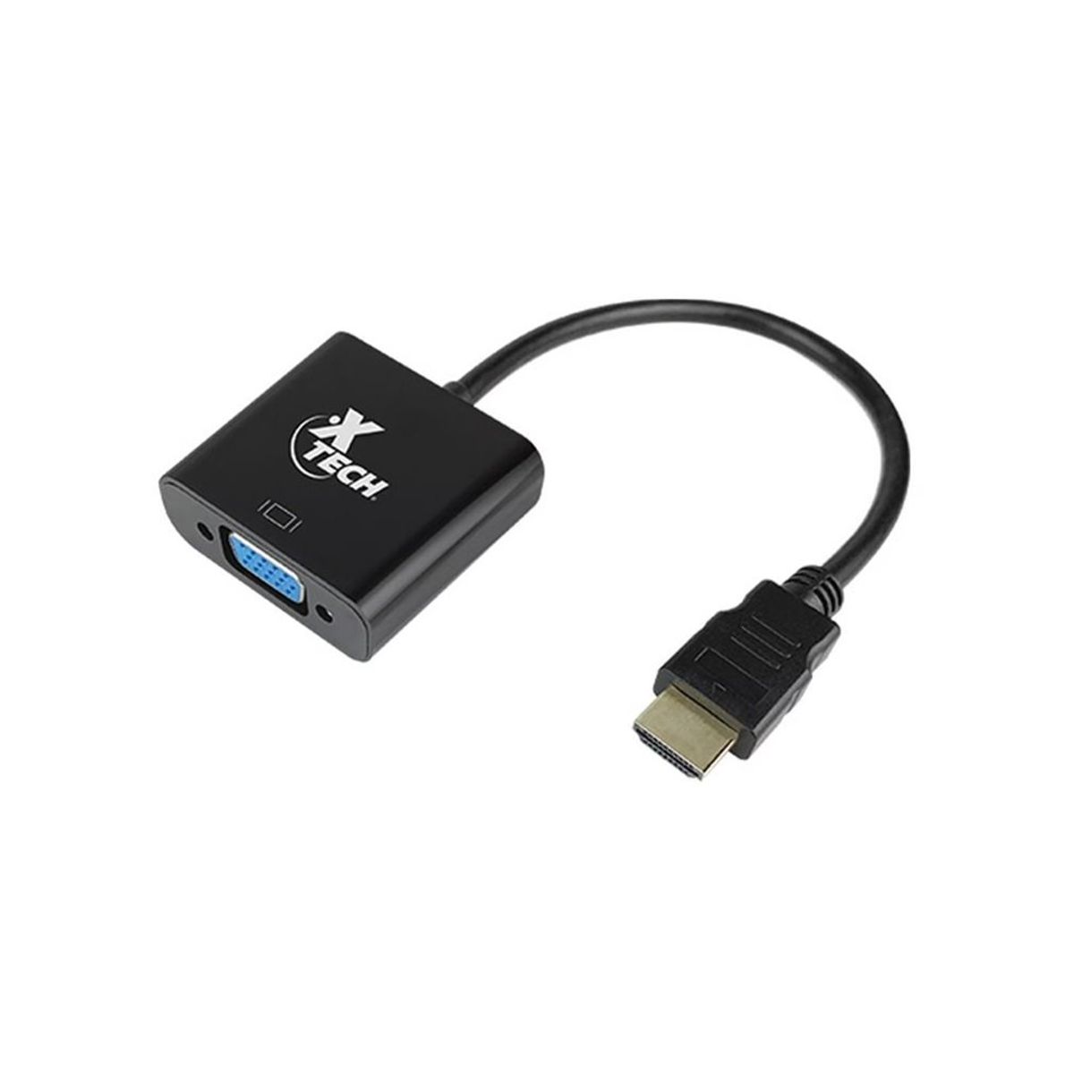 XTECH - Adaptador de Vídeo HDMI Macho a VGA Hembra - Xtech
