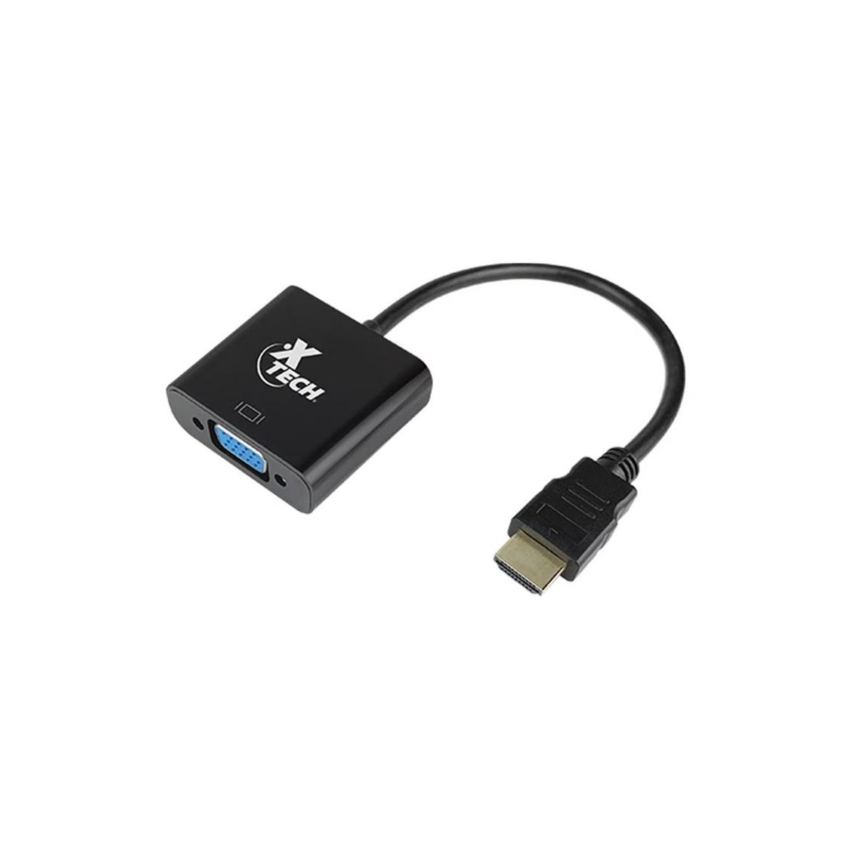 XTECH - Adaptador de Vídeo HDMI Macho a VGA Hembra - Xtech
