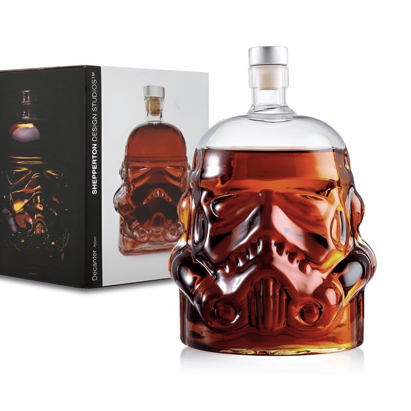 ELMEJORPRECIO - Licorera de Vidrio para Bebidas de 750 ml Modelo Stormtrooper