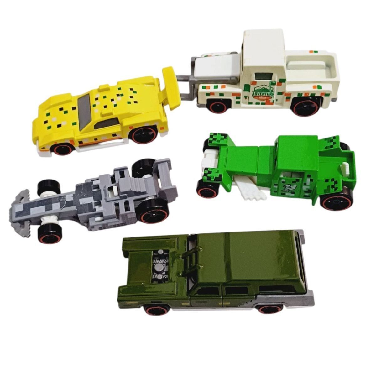 GENERICO - Pack 5 Carros De Metal Juguete Para Niños