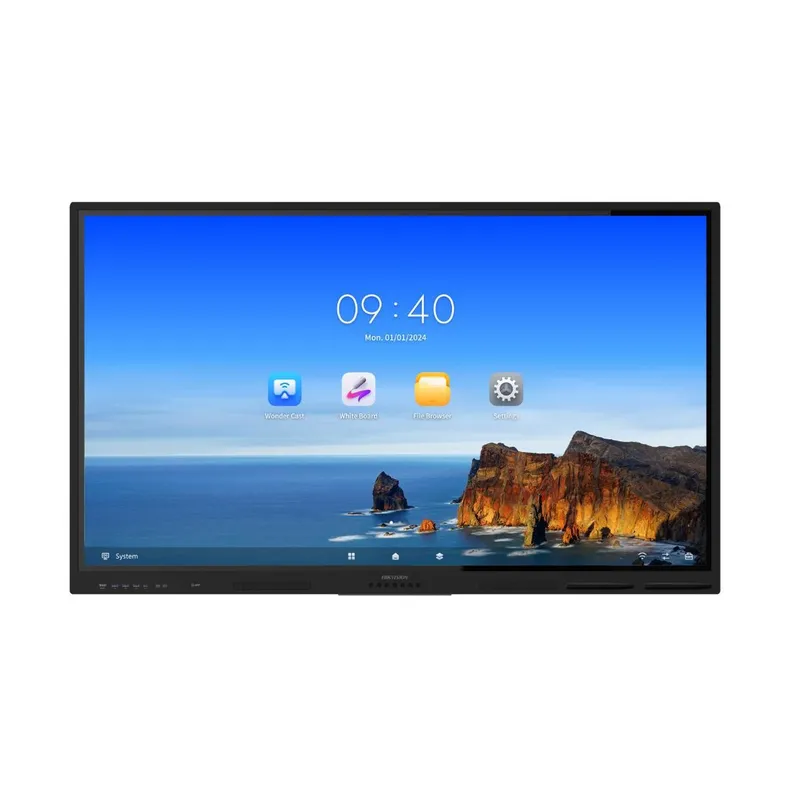 HIKVISION - Pantalla pizarra interactiva Hikvision 4K 65 4GB sin cámara DS-D5B65RBEL3
