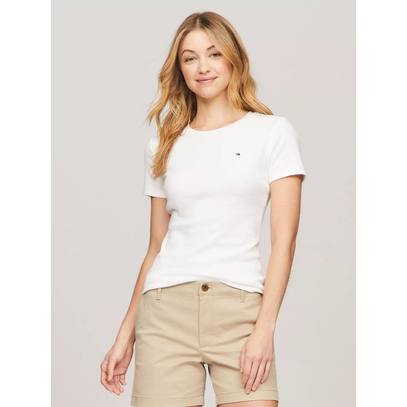 TOMMY HILFIGER - CAMISETA W S/S CREW NEW FAVE CORE TH