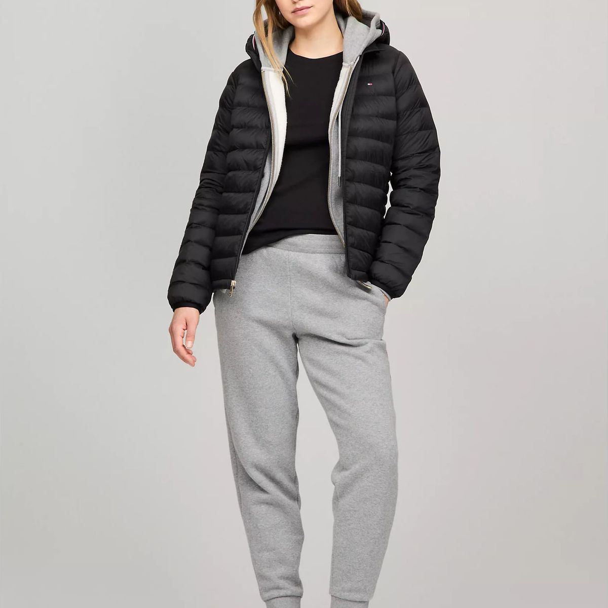 TOMMY HILFIGER - CAMISETA W SLIM NEW C- NK LS FAVE TEE