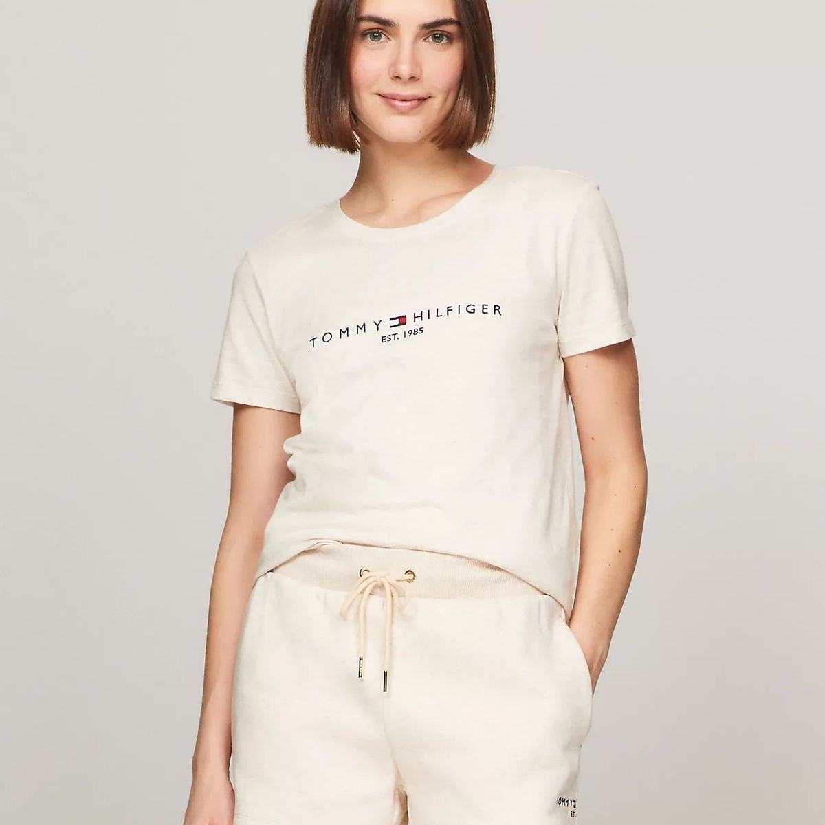 TOMMY HILFIGER - CAMISETA W TH ESS HILFIGER C-NK TEE SS