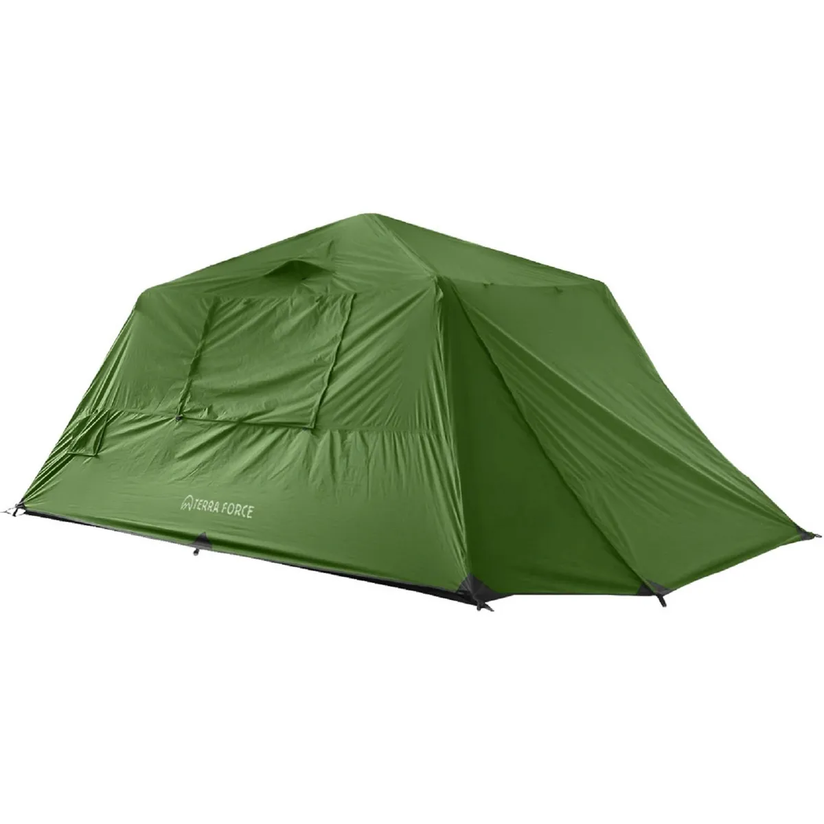 TERRA FORCE - Carpa 3 Estaciones 8-10 Personas Storm Guard Auto-Fresh 3k Verde