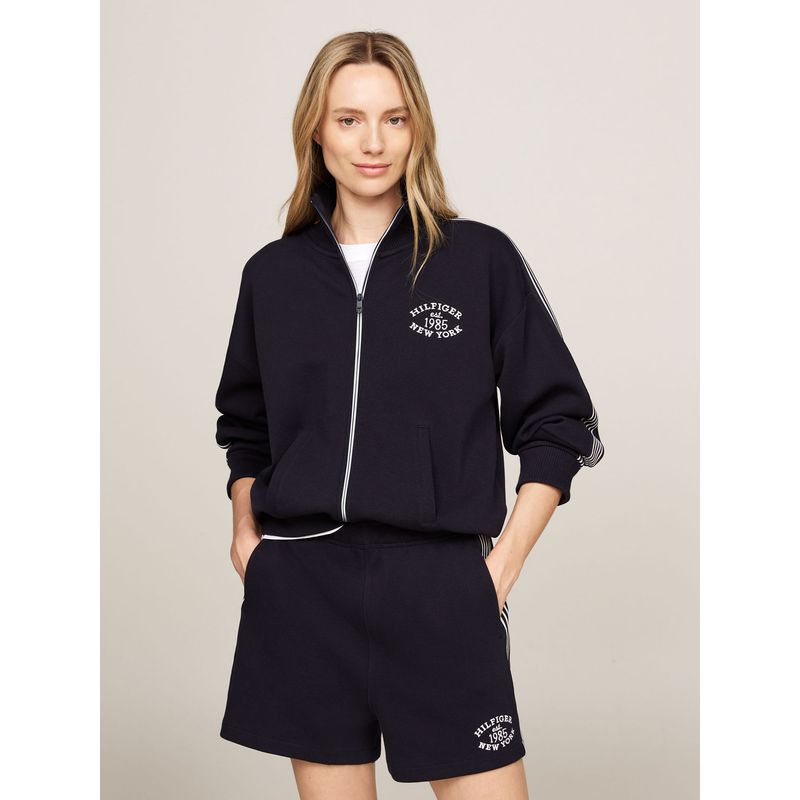 TOMMY HILFIGER - SWEATSHIRT VARSITY REG FULL ZIP HWK JACKE